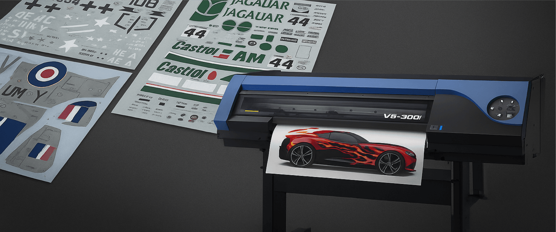 High quality decal printing banner