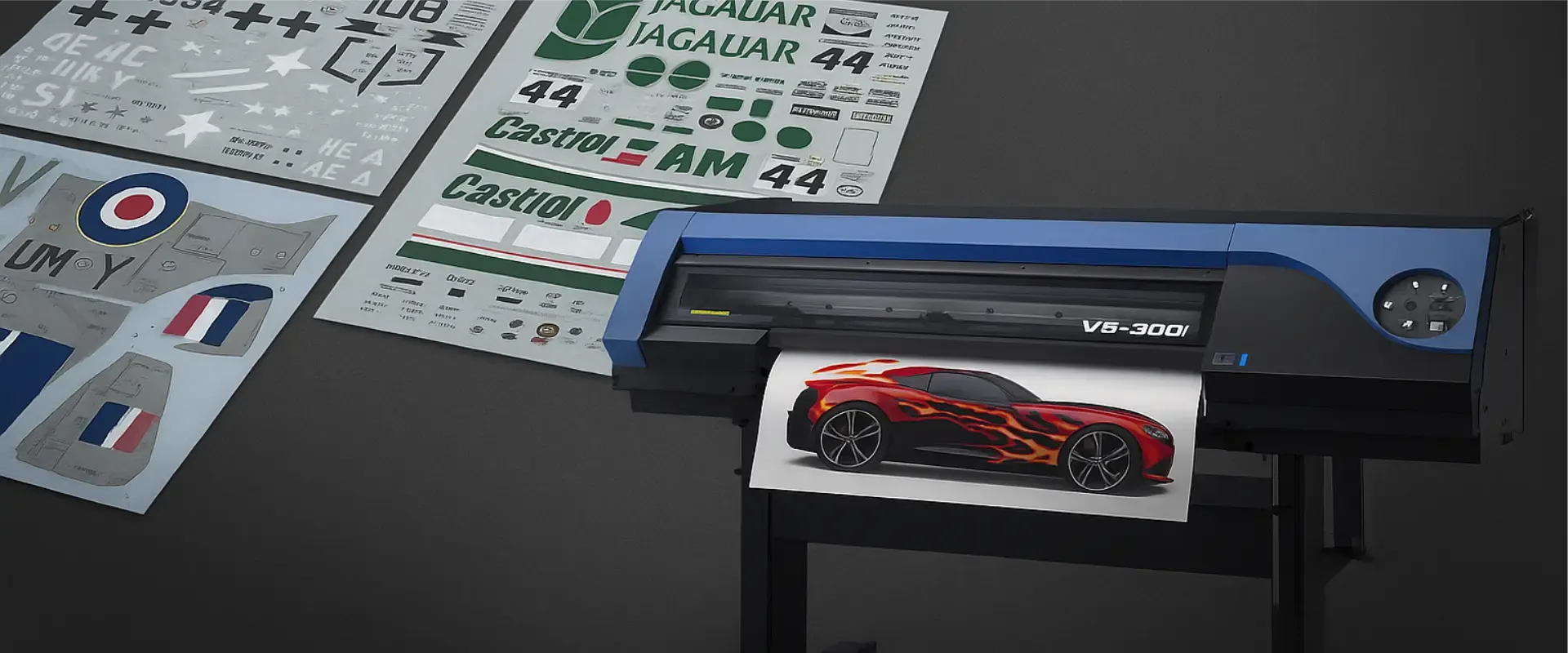 High quality decal printing banner